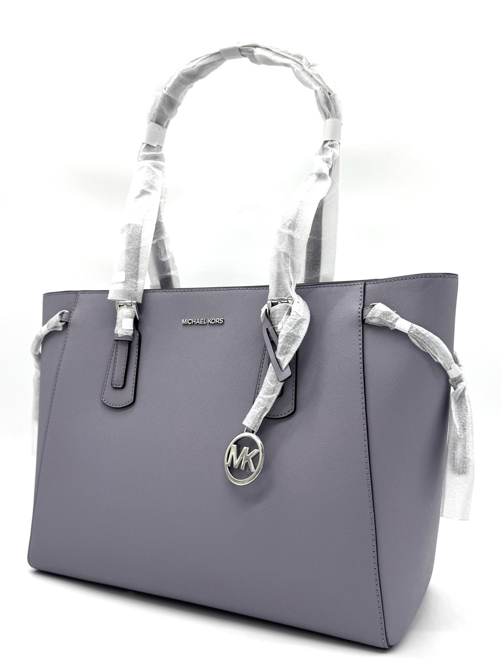 Michael Kors Voyager Large Leather Tote Bag - Lilac